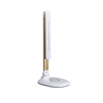 UL613 (белый/золото. Cветильник настольный 9Вт LED с функ.ночника,регул.темп.света и ур.яркости)