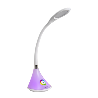 UL622 (белый, Cветильник настольный 8Вт LED с RGB подсветкой и регул.уровня яркости)