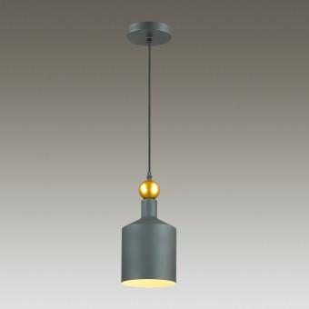 4085/1 PENDANT ODL19 309 темн.серый/золотой Подвес Е27 1*40W 220V BOLLI