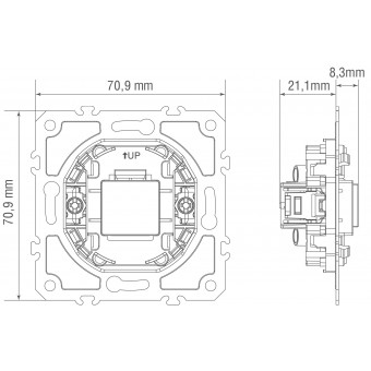 Механизм Заглушки  Donel D16