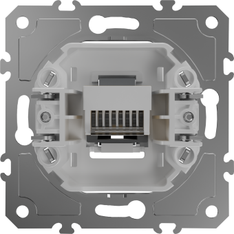 Механизм Розетки RJ45, 1порт (cat.5/ClassE-8)  Donel D16