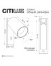 CL512511 AXEL Черный Св-к Настенный с Выключ.