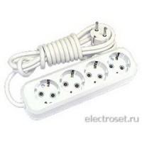 Удлинитель 4х местн. 2м з/к Makel 152