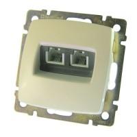 774839 2*RJ-11 TF двойная телефонная беж SUNO 774839 2*RJ-11 TF двойная телефонная беж SUNO