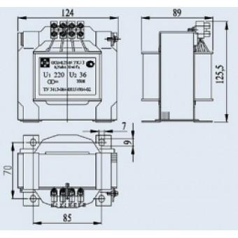 Трансформатор ОСО 0.25 220/36