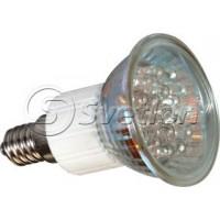 Эл.лампа JDR 220 V 1.34W Е14 LED 18 зеленый, лампочка