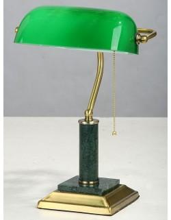 V2900/1L  зелен. мрамор Наст.лампа
