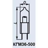 Эл.лампа КГМ 36-500, лампочка