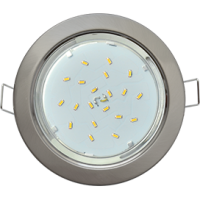 Светильник GX 53H4 Экола 38*106 мат.хром(FS53H4ECB,FS53P2ECB)