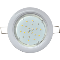 Светильник GX 53 DGX5315 Экола 18*100 белый(встр.легкий) (FW53EFECD)