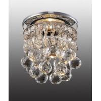 369328 NT хром/прозрачный Встраиваемый IP20 GX5.3 50W 12V CRYSTALS