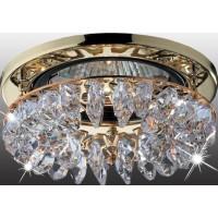369334 NT золото/прозрачный Встраиваемый IP20 GX5.3 50W 12V CRYSTALS