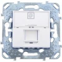 MGU5.421.18ZD Комп.розетка 1*RJ45 кат.5Е Бел.