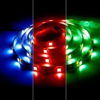 Лента LED.влагозащ.IP65,красная,7.2Вт/м,12В,Ферон(30свд/м,h=10мм) LS607 (5050 30SMD)
