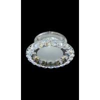 3.165.668/68 Кольцо Swarovski матовое прозр. осн.хром