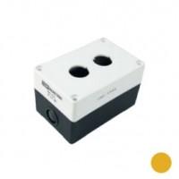 Корпус КП102 для кнопок 2 места желтый TDM
