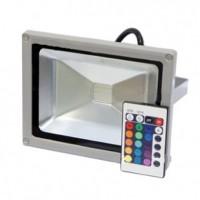 Прожектор светодиодный PFL-20W/RGB-RC/GR IP65 Jazzway