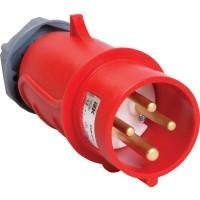 Вилка 014 3Р+РЕ 16А 380В IP44 Magnum ИЭК