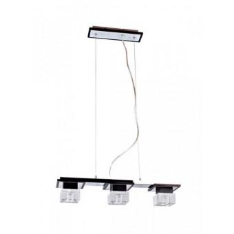 INL-9152P-3 chrome.wengue wood  Люстра