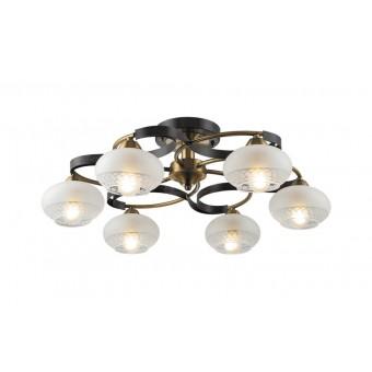 INL-9264C-06 Brown bronze+off-white Потолочная люстра INL-9264C-06 Brown bronze+off-white Потолочная люстра