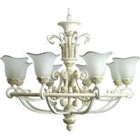 2708951/8P Люстра White+Patina silver 8*Е27 60W