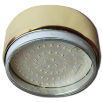Светильник GX 70 G16 Экола 42*120 золото (накл.) (FG70FFECB)