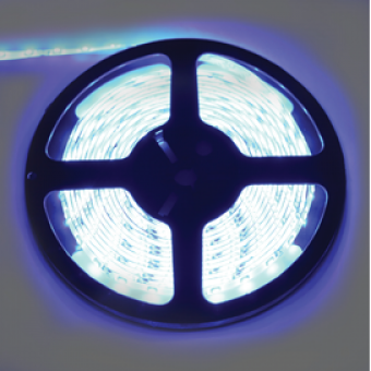 Лента LED.влагозащ.IP65,синяя,4.8Вт/м,12В,Экола(60свд/м,h=8мм) stripPRO (P5LB05ESB)