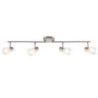 301.35.4 Crackle матовый хром Спот 4*Е14 40W Silver Light