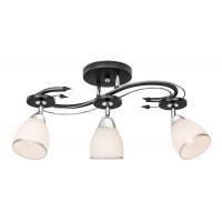 245.59.3 Люстра потолочная венге+хром 3*Е14 60W Silver Light