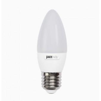 Лампа светодиод.PLED-SP свеча 7W 230V E27 5000К 560lm(4000К-530lm)  Jazzway, лампочка