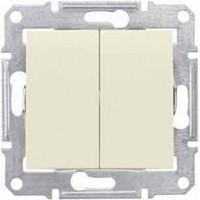 SDN0300147 Выкл. 2кл. сх.5 беж. SDN0300147 Выкл. 2кл. сх.5 беж.