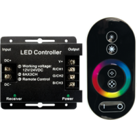 Контроллер LED strip RGB RF с радиопультом 18A 216W 12V (432W 24V) (RFC18AESB)