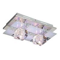 15-445-02C (1506445/2W) Светильник потолоч. Хром с выкл (G4 2*20W+LED)
