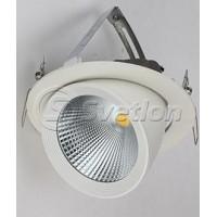Светильник DW2207 Wh выдвижной круглый 220V LED COB 30W
