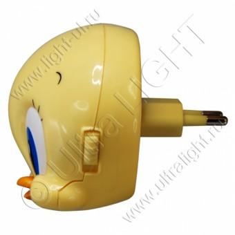 Ночник CZ-1 Baby Tweety Led 0,5Вт 220В желтый