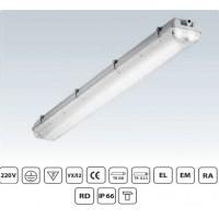 Светильник накл. TLWP136 PC EL EM 1*36 ЭПРА IP65 с БАП 16708