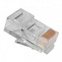 Разъём RJ-45 UTP для кабеля кат.5Е, 8P8C, ITK Разъём RJ-45 UTP для кабеля кат.5Е, 8P8C, ITK