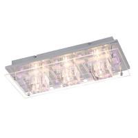 1505634/3W Бра Хром с выкл. (G4 3*20W+LED) 1505634/3W Бра Хром с выкл. (G4 3*20W+LED)
