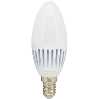 Лампа светодиод. LED 8W 220V E14 2700К 100*37 свеча(C4RW80ELC,C4MW80ELC) Premium, лампочка