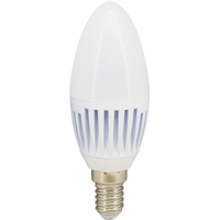 Лампа светодиод. LED 8W 220V E14 4000К 100*37 свеча(C4RV80ELC,C4MV80ELC) Premium, лампочка