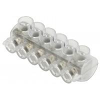 Колодка клем.KE10.3 д/сетей ул.освещ. 6х(10-35Al/1,5-25Cu) ИЭК Колодка клем.KE10.3 д/сетей ул.освещ. 6х(10-35Al/1,5-25Cu) ИЭК
