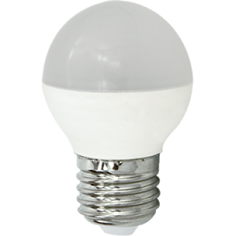 Лампа светодиод. G45 LED 8W 220V E27 4000К 77*45 шар(K7QV80ELC) Premium, лампочка