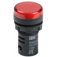 Лампа AD22DS(LED)матрица d22мм красный 24В AC/DC ИЭК Лампа AD22DS(LED)матрица d22мм красный 24В AC/DC ИЭК