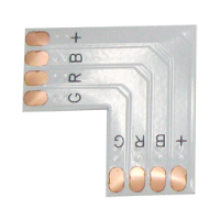 Коннектор LED strip гибкая соед.плата L 4-х конт. 10мм RGB (SC41FLESB)