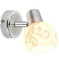 307.47.1 Flora матовый хром/хром Спот 1*Е14 40W Silver Light