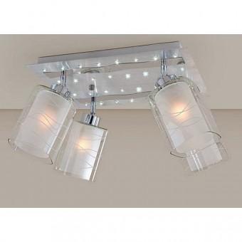 CL160243 Прима LED Алюм + Хром Св-к Люстра