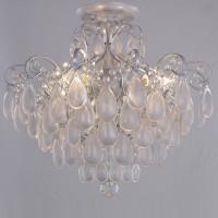 SEVILIA PL4 SILVER (CRYSTAL LUX) Светильник потолочный