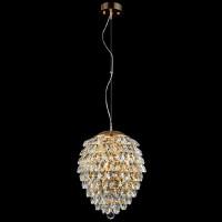 CHARME SP2+2LED GOLD/TRANSPARENT CRYSTAL LUX Светильник подвесной