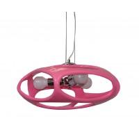 07733B-10 ТИМОША Подвес розовый Е27 3*60W