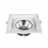 Светильник DW1121 WH прямоугол. AR111 1*75W 185*185 белый Светильник DW1121 WH прямоугол. AR111 1*75W 185*185 белый
